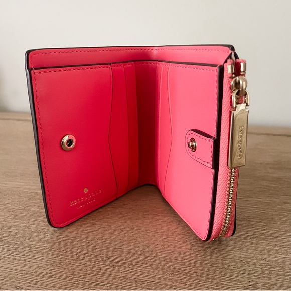 Kate Spade Bi-Fold Wallet in Coral - Picture 5 of 6